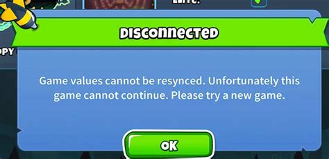 Depending on the speed of your internet and computer, this may take some time. . Bloons td 6 game values cannot be resynced